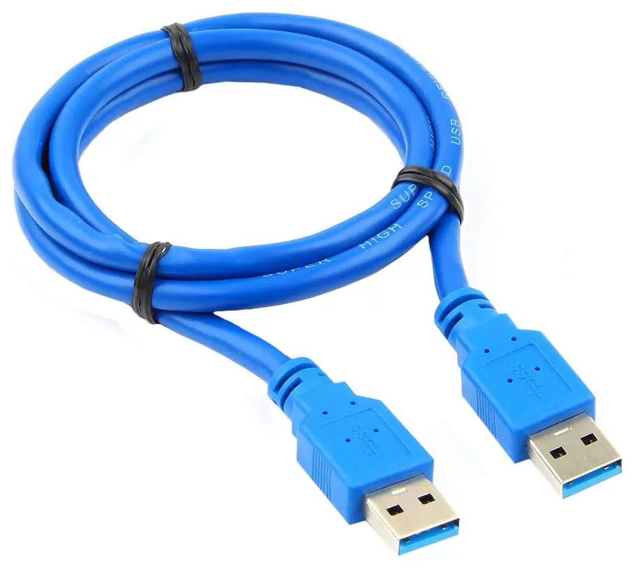 картинка Кабель Gembird/ Cablexpert Pro CCP-USB3-AMAM-1M, AM/ AM, 1м, экран, синий от магазина КомпьютерЦентр
