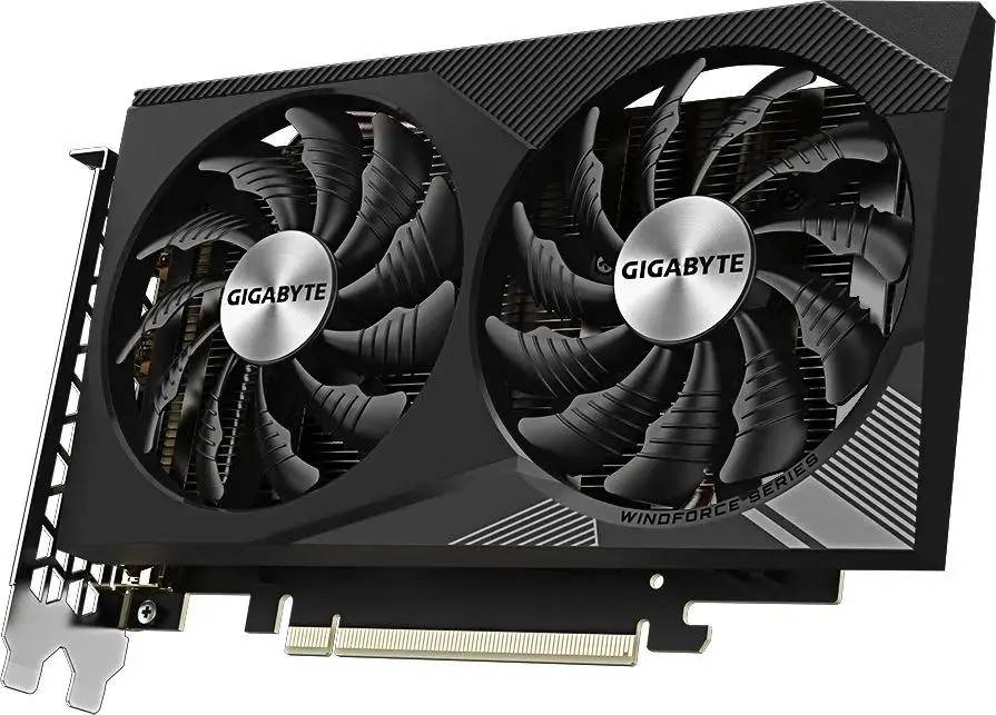 картинка Видеокарта 8Gb GDDR6 GeForce RTX 3050 Gigabyte Windforce PCI-E 4.0 (GV-N3050WF2OCV2-8GD) от магазина КомпьютерЦентр