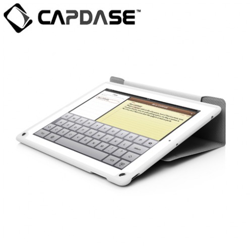 картинка Чехол Capdase Soft Jacket Sider Rhombi White/ Grey for new iPad/ iPad 2 (SJAPIPAD3-SR2G) от магазина КомпьютерЦентр