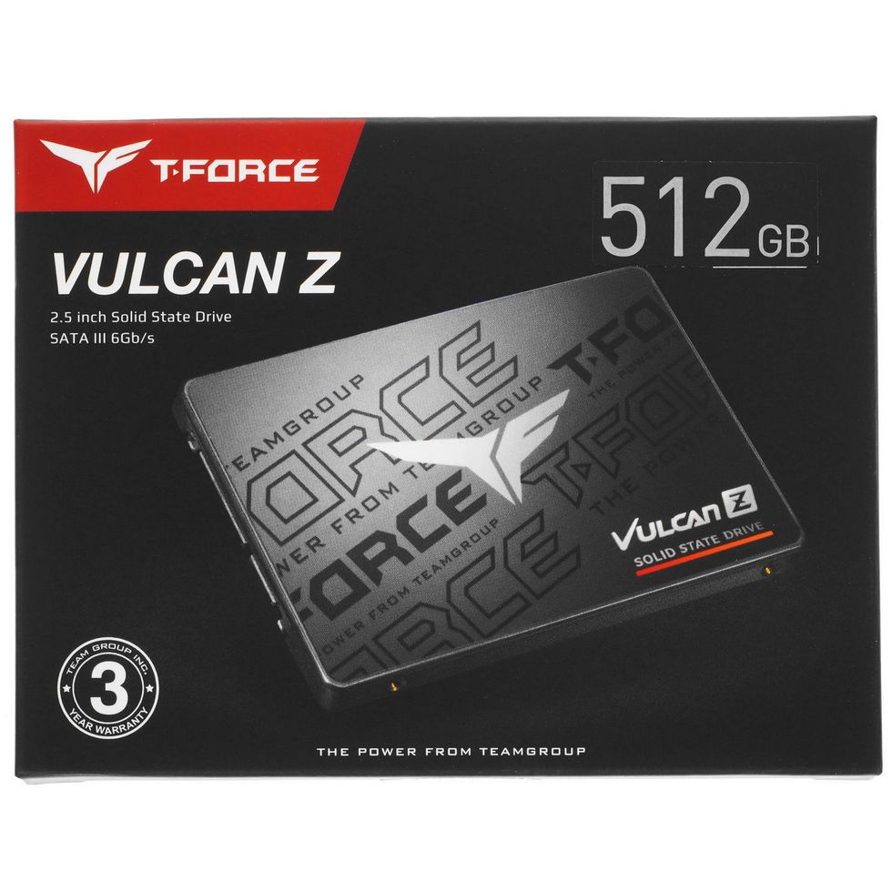 картинка SSD накопитель 512Gb 2.5'' Team Group SATA-3 Vulcan Z (T253TZ512G0C101) TLC 3D Nand от магазина КомпьютерЦентр