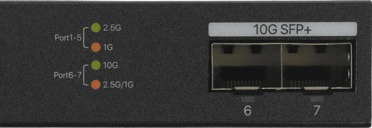 картинка Switch 5-port Tenda TEM2007X (L2) 5x2.5Гбит/ с 2SFP+ неуправляемый от магазина КомпьютерЦентр