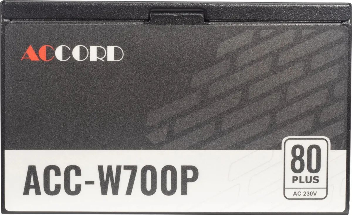 картинка Блок питания Accord 700W ATX ACC-W700P 80 PLUS WHITE, RTL от магазина КомпьютерЦентр