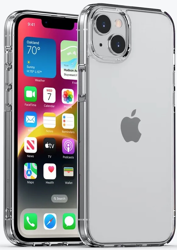 картинка Чехол накладка Gurdini Alba Series Protective противоударный для Apple iPhone 14 Pro 6.1'', матовый полупрозрачный от магазина КомпьютерЦентр