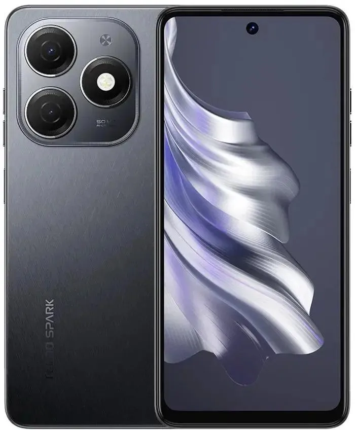 картинка Смартфон Tecno Spark 20 Black 6.56'' 8Gb / 256Gb от магазина КомпьютерЦентр