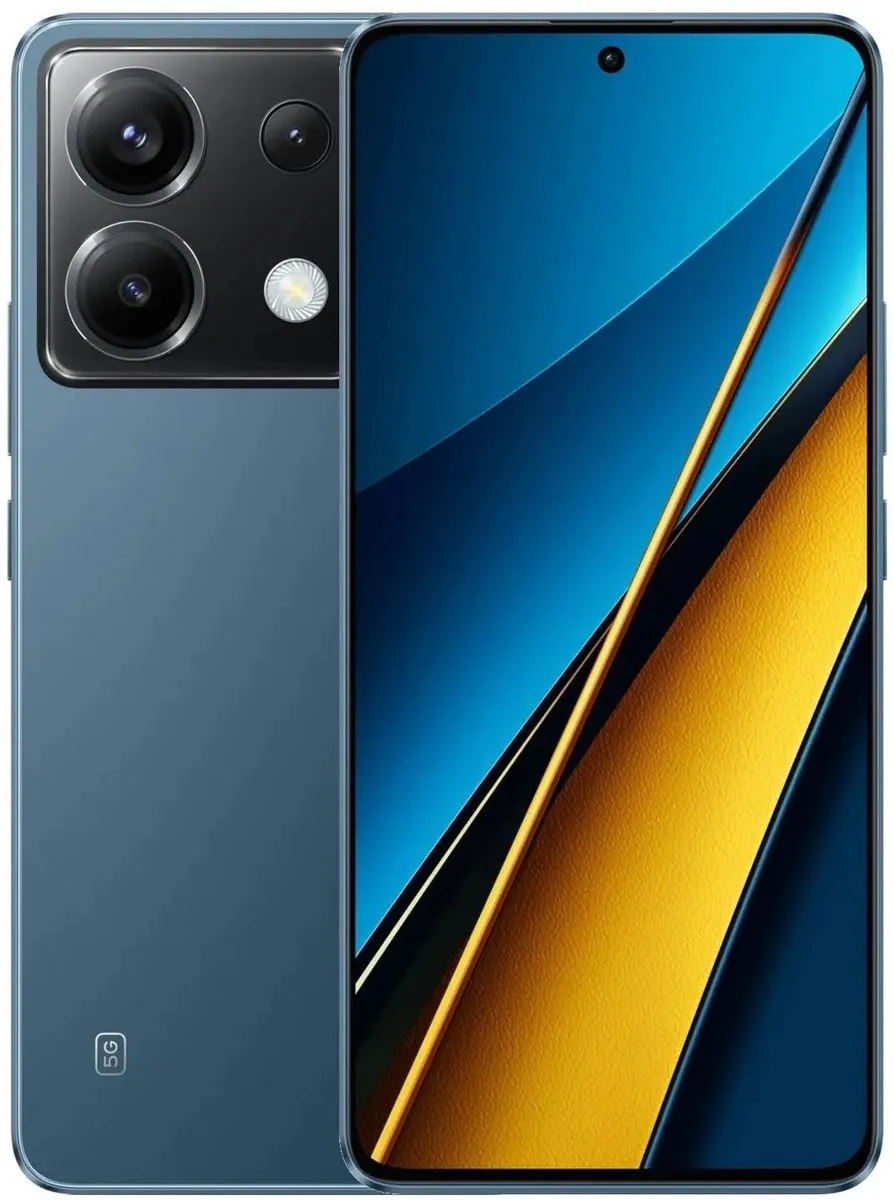 картинка Смартфон Xiaomi Poco X6 5G Blue 6.67'' / 12Gb / 256Gb от магазина КомпьютерЦентр