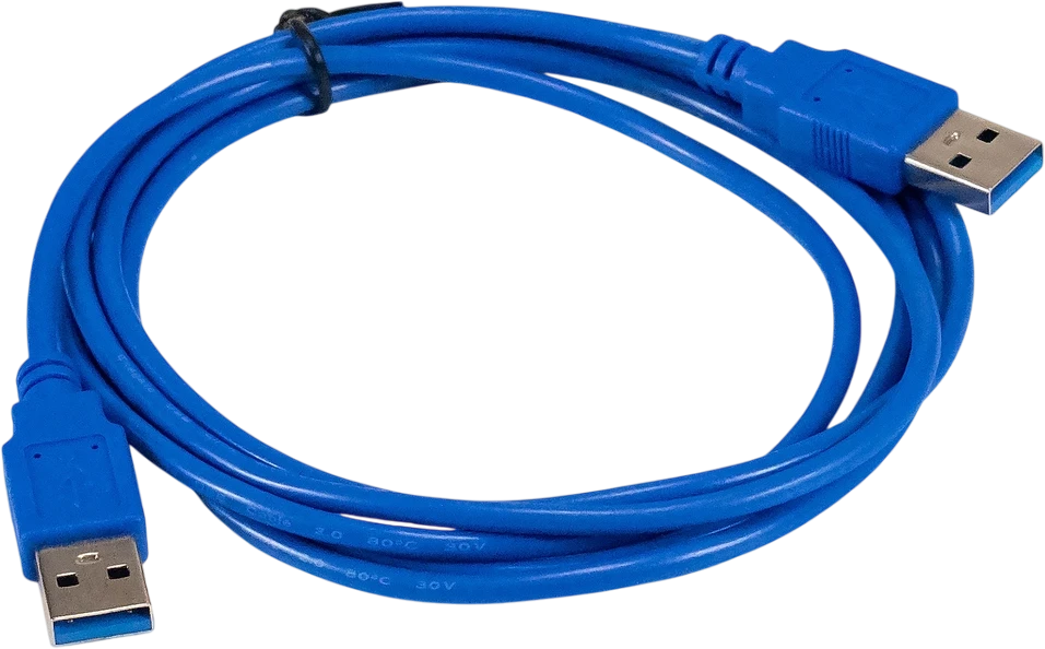 картинка Кабель USB 3.0 A->A, 1.5m ExeGate EX-CC-USB3-AMAM-1.5, синий (EX300132RUS) от магазина КомпьютерЦентр