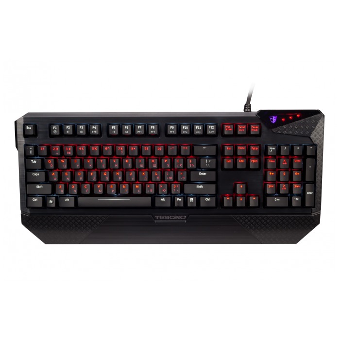 картинка Клавиатура Durandal eSport Edition Red/ Black switches Black USB (TESORO G1NL RB) от магазина КомпьютерЦентр