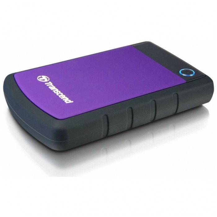 картинка Жесткий диск внешний Transcend 500Gb StoreJet 25H2 2.5″ Purple (TS500GSJ25H2P) от магазина КомпьютерЦентр