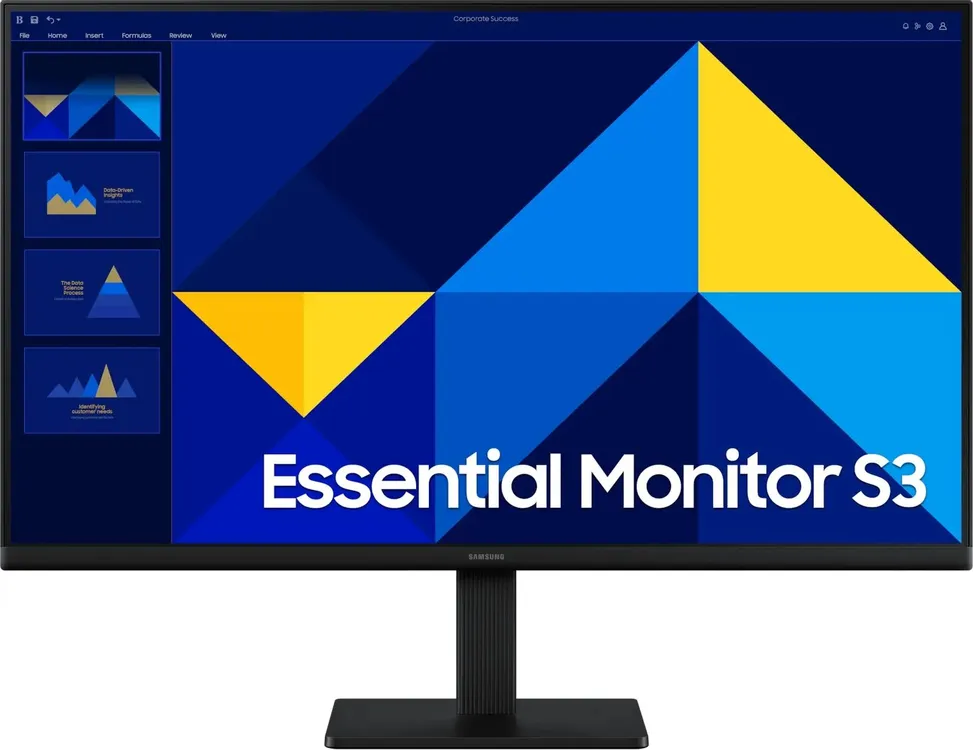 картинка Монитор 27'' Samsung S3 S30GD LS27D300GAIXCI 100 Hz, 1920x1080, IPS, 1000:1, 5ms, 250 cdm, Tilt, HDMI, VGA от магазина КомпьютерЦентр