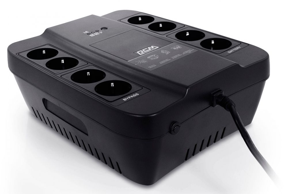картинка ИБП Powercom Spider SPD-450N 270Вт 450ВА черный от магазина КомпьютерЦентр