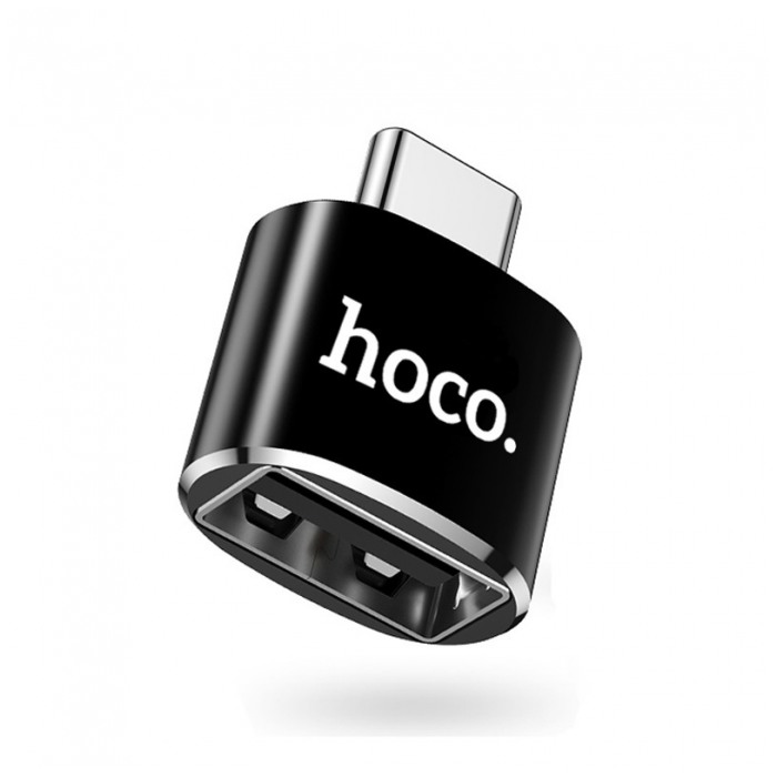 картинка Адаптер HOCO OTG Type-C/ USB Black UA5 (UA5) от магазина КомпьютерЦентр