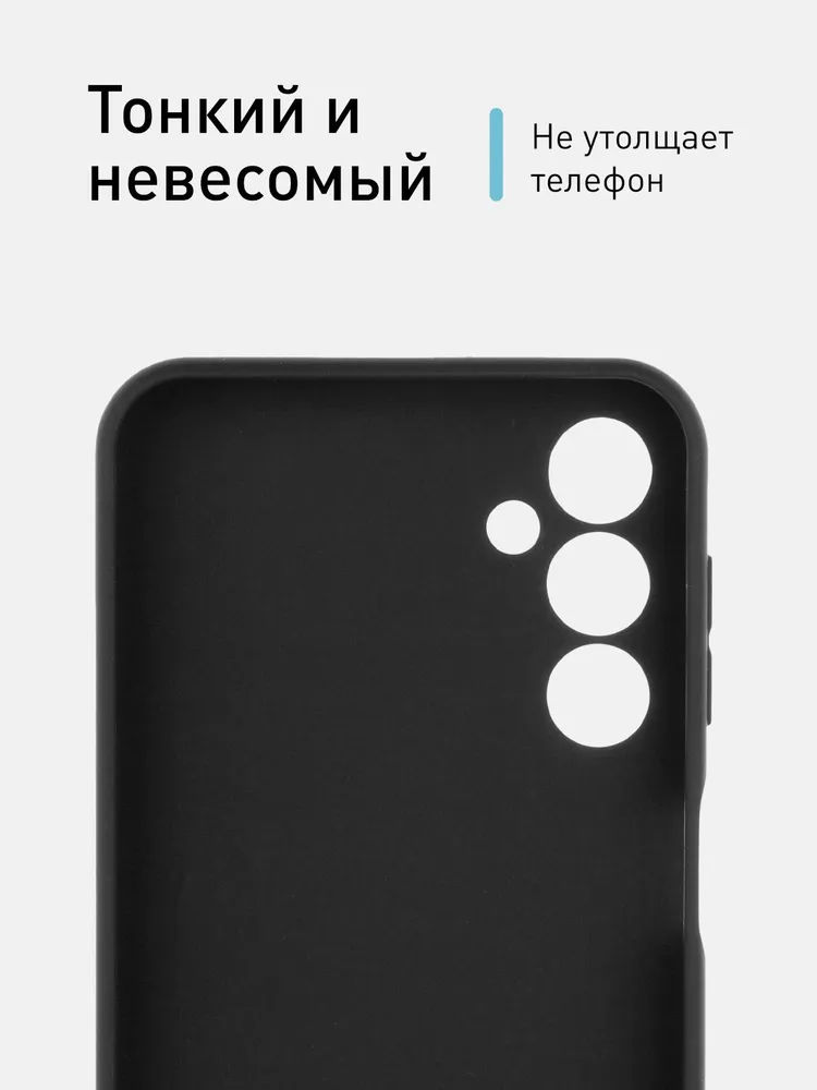 картинка Чехол-накладка ROSCO для Samsung Galaxy A24, черный от магазина КомпьютерЦентр