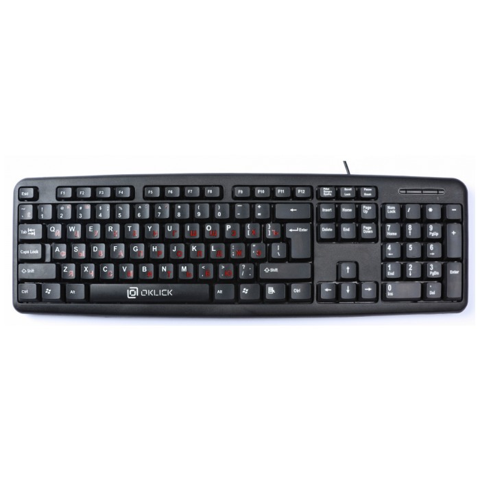 картинка Клавиатура Oklick 90M Black USB (HK-01) от магазина КомпьютерЦентр
