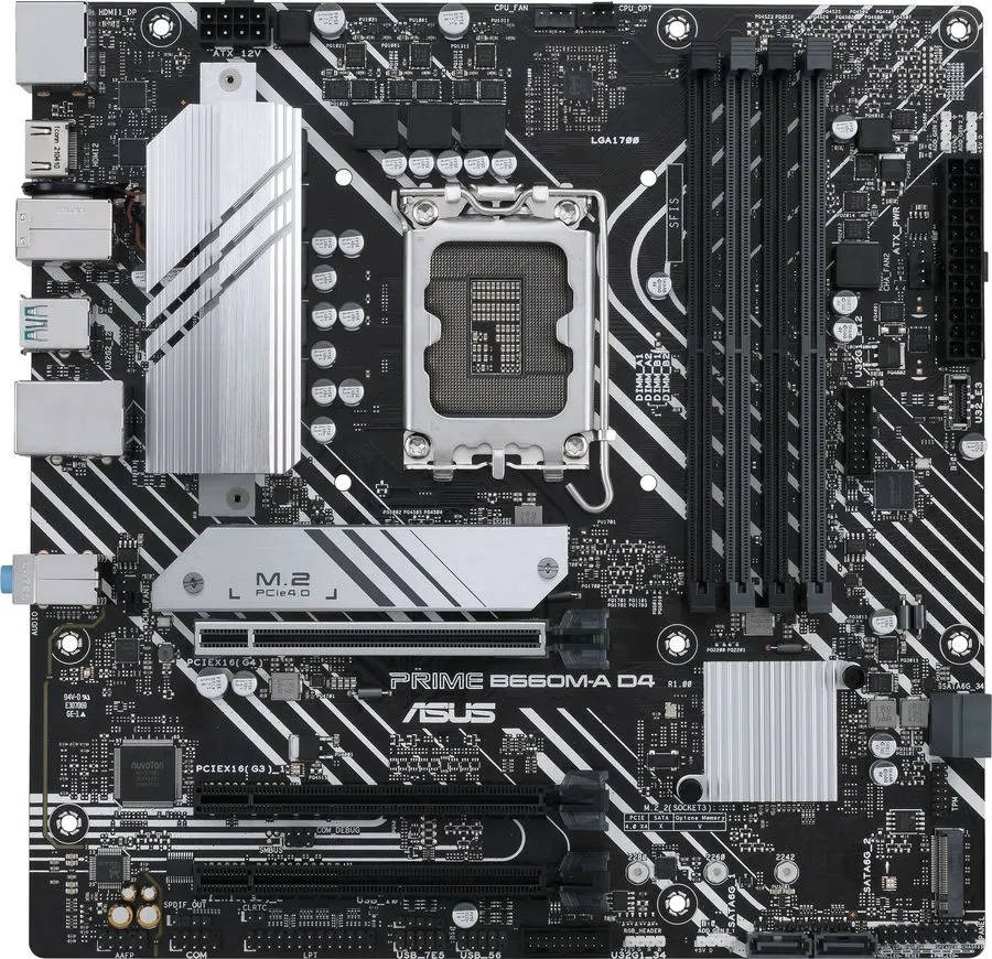 картинка Материнская плата Asus PRIME B660M-A D4 Soc-1700 DDR4 от магазина КомпьютерЦентр