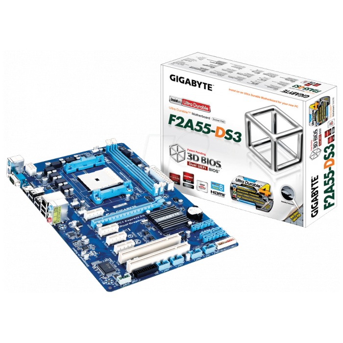картинка Материнская плата Gigabyte GA-F2A55M-DS3 (GA-F2A55M-DS3) от магазина КомпьютерЦентр