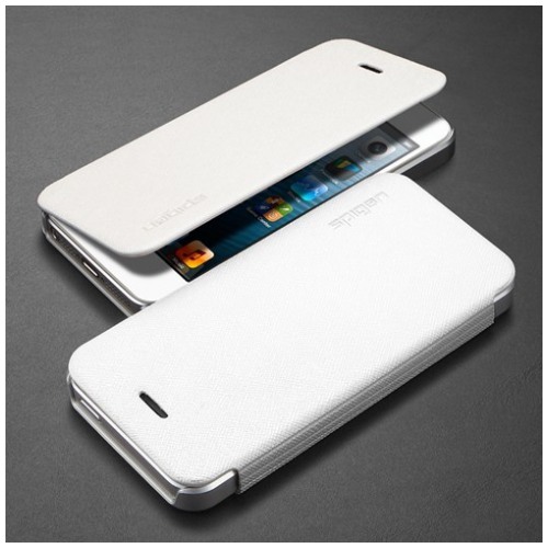 картинка Чехол SGP Ultra Flip Series White for iPhone 5 (SGP10115) от магазина КомпьютерЦентр