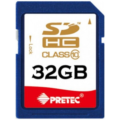 картинка Карта памяти Pretec 32Gb SDHC Class 10 (SHSV32G) от магазина КомпьютерЦентр