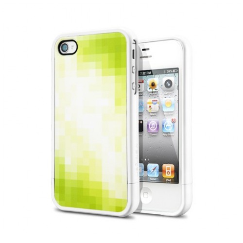 картинка Чехол SGP Case Linear Check Series Tinto Green for iPhone 4/ 4S (SGP09081) от магазина КомпьютерЦентр