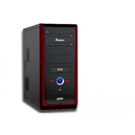 картинка Корпус Kinghun 1820DR 450W Black/Red (1820DR) от магазина КомпьютерЦентр