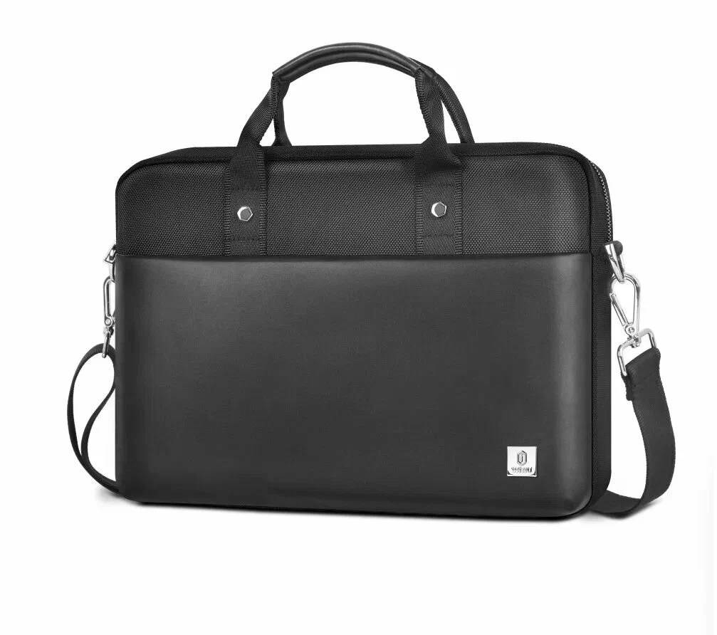 картинка Сумка для ноутбука WIWU Hali Laptop Bag for MacBook 15.6'' Black (QB/ T1333-2018) от магазина КомпьютерЦентр