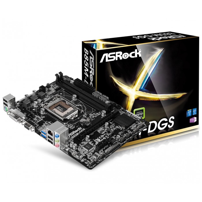 картинка Материнская плата ASRock B85M-DGS (B85M-DGS) от магазина КомпьютерЦентр