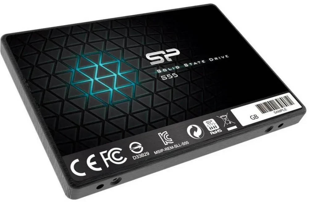 картинка SSD накопитель 480 Гб 2.5'' SiliconPower Slim S55 SATAIII (SP480GBSS3S55S25) от магазина КомпьютерЦентр