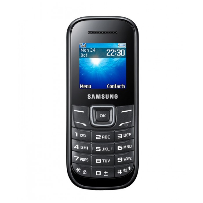 картинка Телефон Samsung GT-E1200 Black (GT-E1200ZKISEK) от магазина КомпьютерЦентр