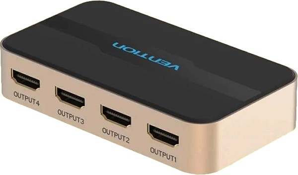 картинка Разветвитель - сплиттер Vention HDMI 19F/ 4x19F на 4 монитора ACCG0 от магазина КомпьютерЦентр