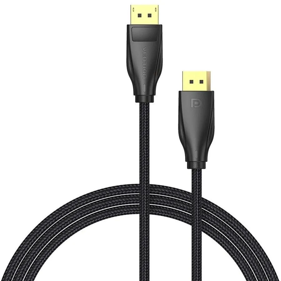картинка Кабель DisplayPort 1.5m Vention v1.4 20M/ 20M (HCCBG) от магазина КомпьютерЦентр