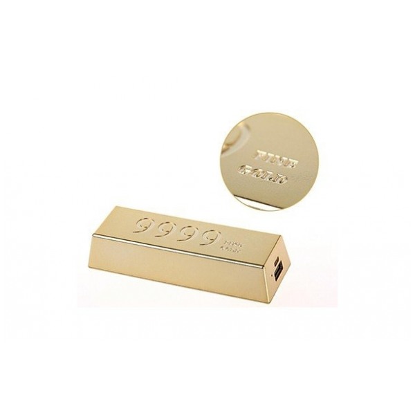 картинка Аккумулятор внешний Remax Golden Bar 6666 mAh (1.5A) Gold от магазина КомпьютерЦентр
