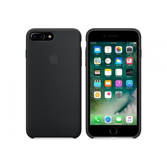 картинка Чехол Apple Silicone Case for iPhone 7 Plus Black от магазина КомпьютерЦентр