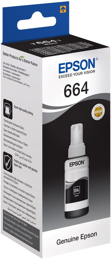 картинка Чернила Epson L100, Black, 70ml, oem (C13T66414A) от магазина КомпьютерЦентр