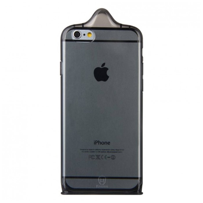 картинка Чехол Baseus Icondom Case For iPhone6/ 6S Black от магазина КомпьютерЦентр