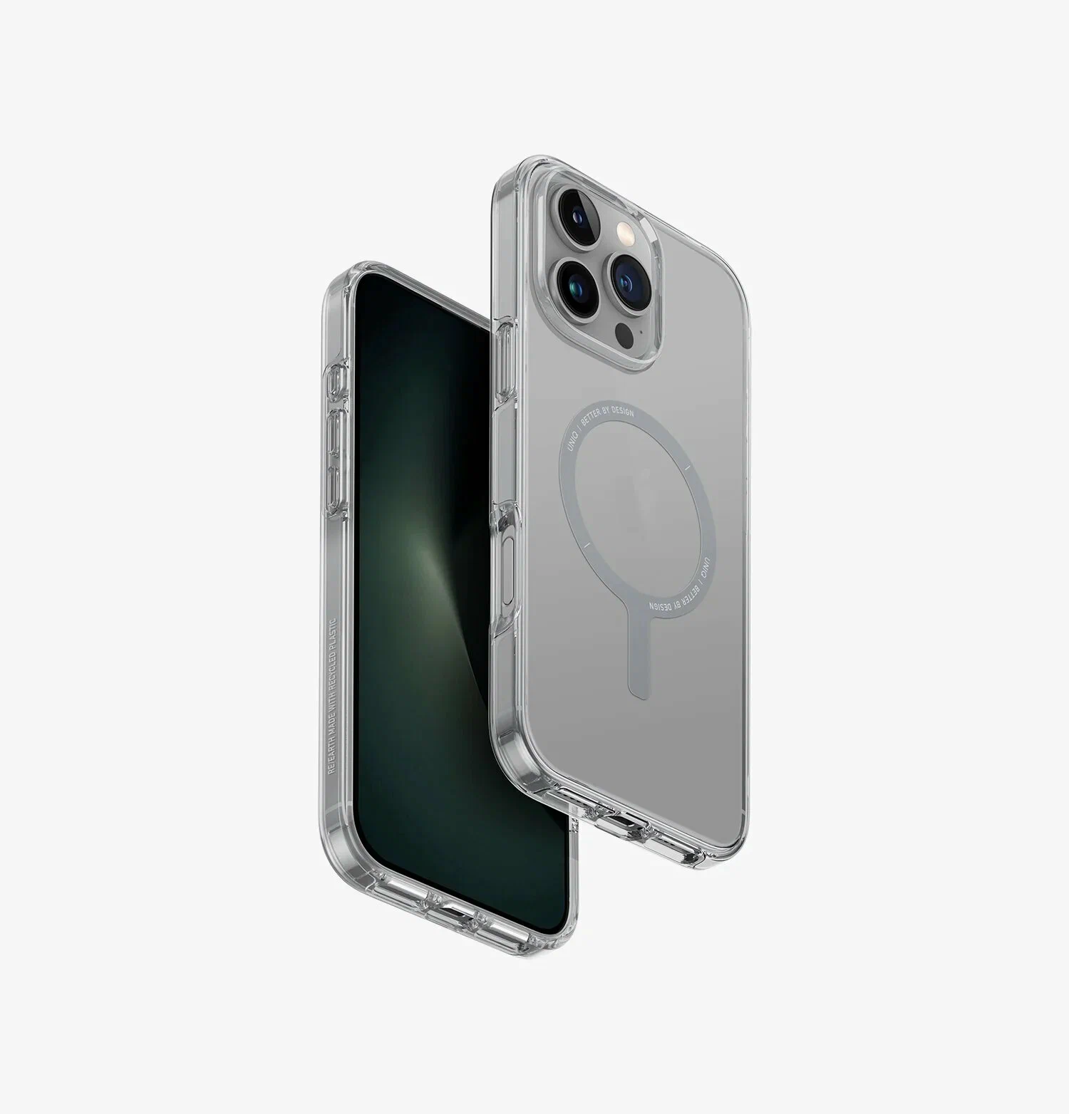 картинка Чехол Uniq HYBRID MAGCLICK CHARGING (MagSafe) CLARIO (ECO) для iPhone 16 Pro MAX 6.9'' CLEAR (IP6.9P(2024)-CLARMCLR) от магазина КомпьютерЦентр