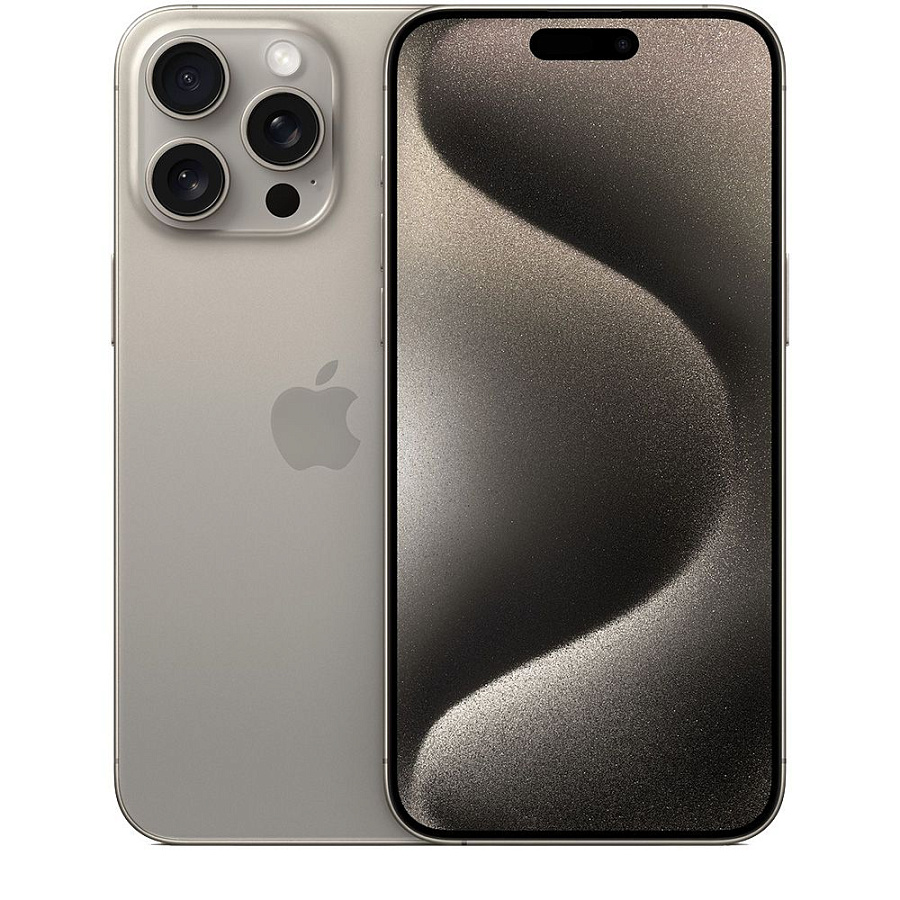 картинка Apple iPhone 15 Pro Max 256GB Natural Titanium (Комиссия АКБ 93% незначительные артефакты селфи камеры ) от магазина КомпьютерЦентр