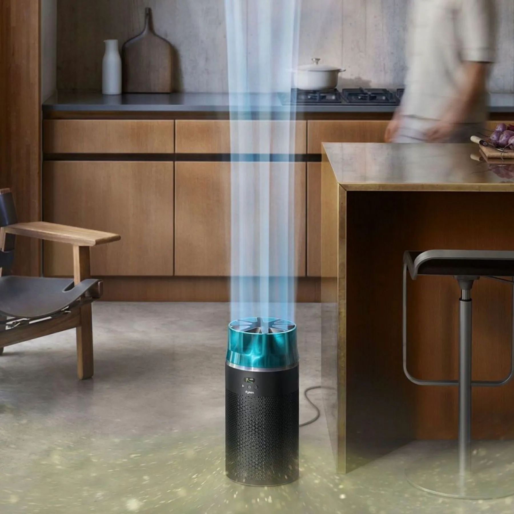 картинка Очиститель воздуха Dyson HushJet Purifier Compact HJ10, чёрный/ бирюзовый (Black/ Teal) от магазина КомпьютерЦентр