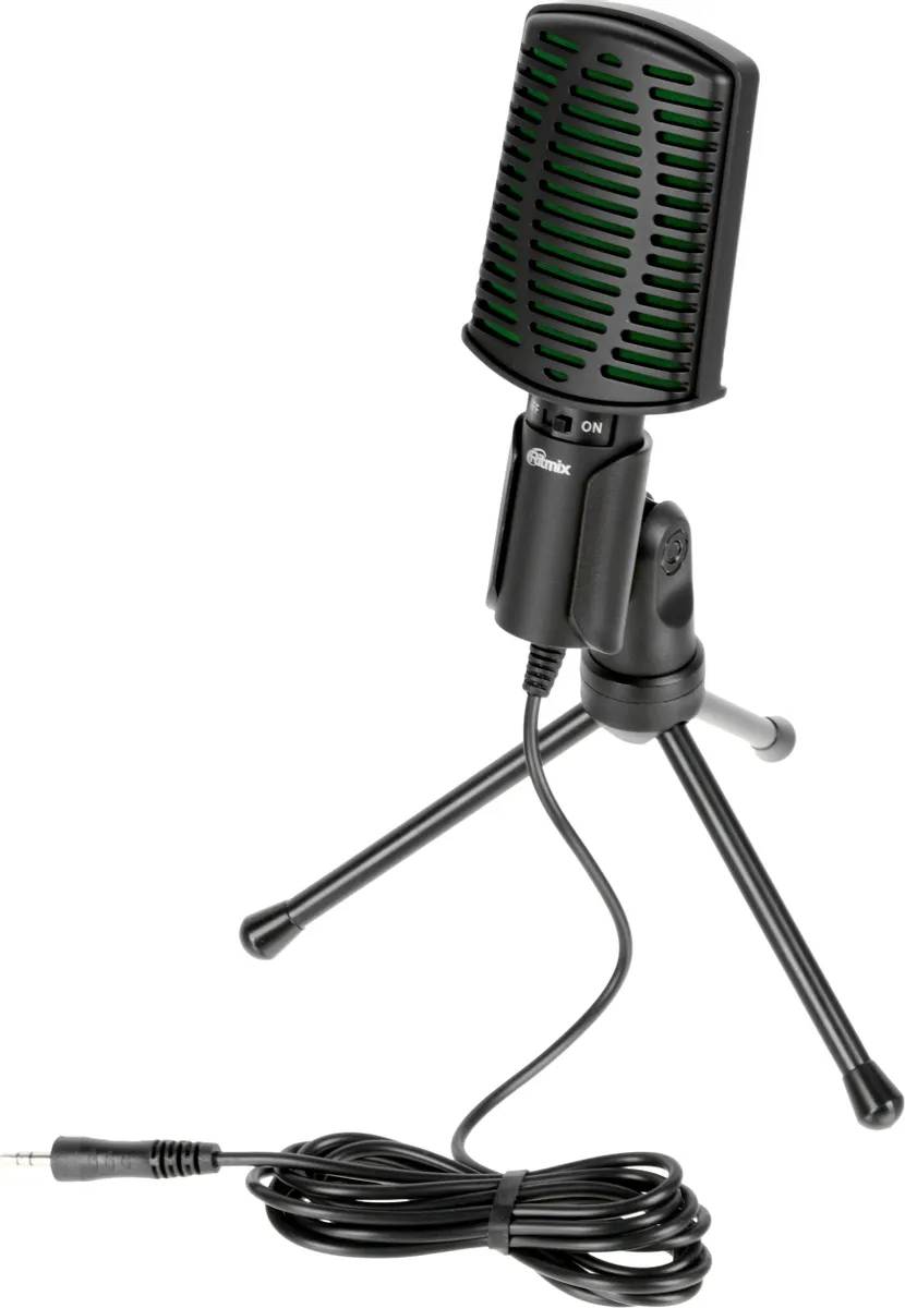 картинка Микрофон RITMIX RDM-126 Black-Green от магазина КомпьютерЦентр