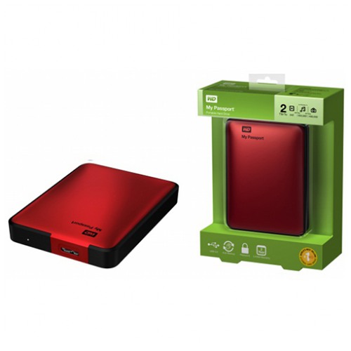 картинка Жесткий диск внешний Western Digital 2Tb My Passport 2.5″ USB3.0 Red (WDBY8L0020BRD-EESN) от магазина КомпьютерЦентр