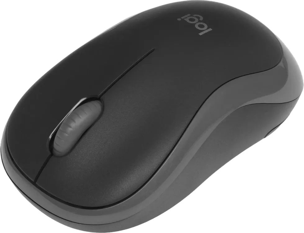 картинка Мышка Logitech M186 черный/ серый оптич. (910-004131) от магазина КомпьютерЦентр