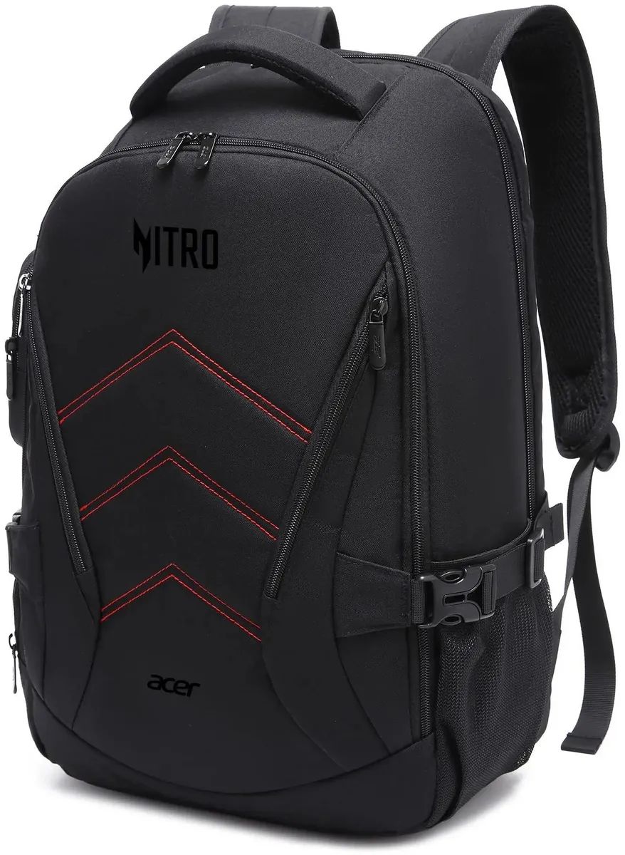 картинка Рюкзак для ноутбука 15.6'' Acer Nitro OBG313 черный/ красный полиэстер (ZL.BAGEE.00G) от магазина КомпьютерЦентр