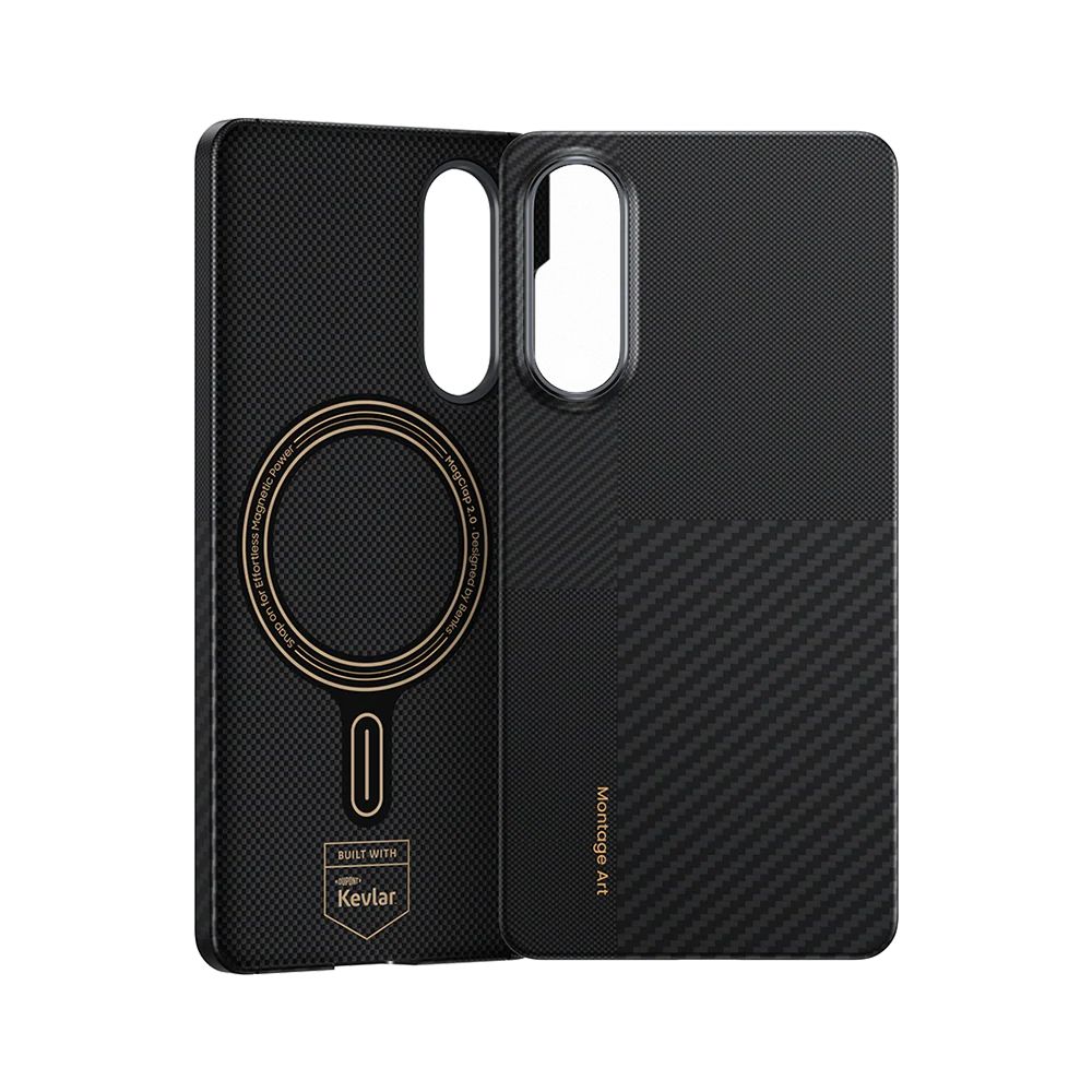 картинка Чехол Benks Montage ArmorAir Case built with Kevlar для Samsung Galaxy S25 EDGE, цвет черный (600D+1500D) от магазина КомпьютерЦентр