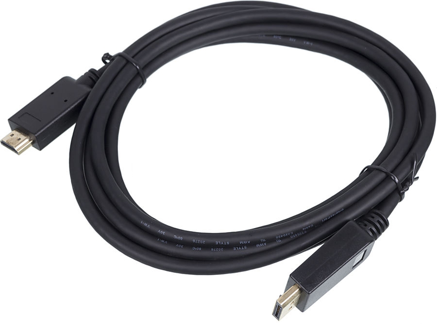 картинка Кабель Display Port to HDMI Behpex 2m Black (1147301) от магазина КомпьютерЦентр