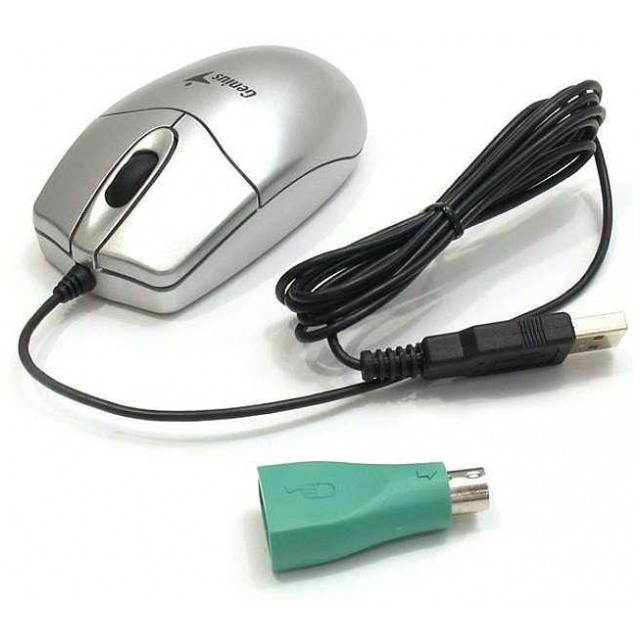 картинка Мышка Genius NetScroll 311 Silver USB/PS2 (31011352100) от магазина КомпьютерЦентр