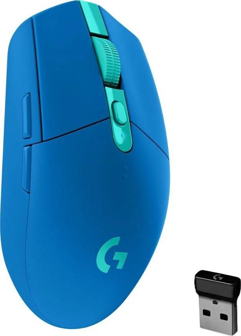 картинка Игровая мышь Logitech G G304 Lightspeed, синий от магазина КомпьютерЦентр