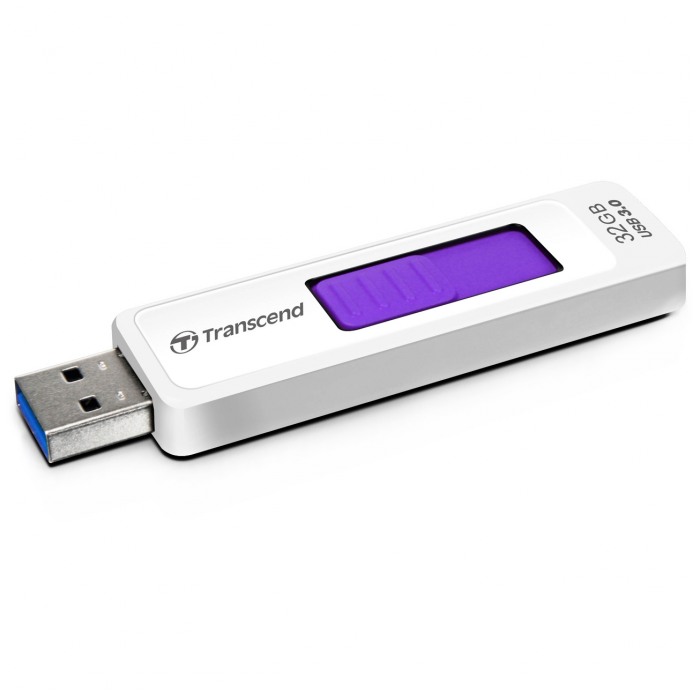 картинка Флешка USB Transcend 32Gb JetFlash 770 White (TS32GJF770) от магазина КомпьютерЦентр