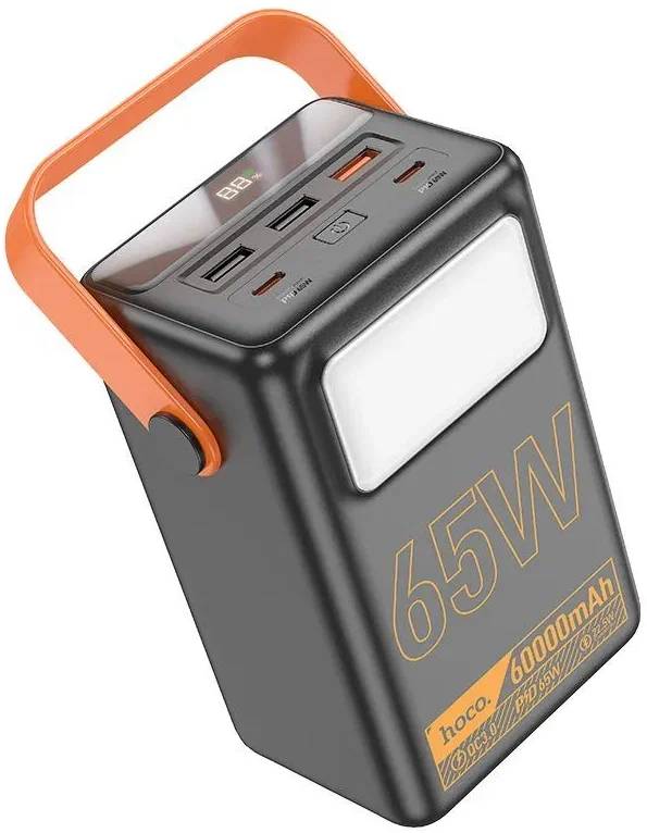картинка Внешний аккумулятор Hoco J110A Powerful PD65W 60000 mAh Black от магазина КомпьютерЦентр