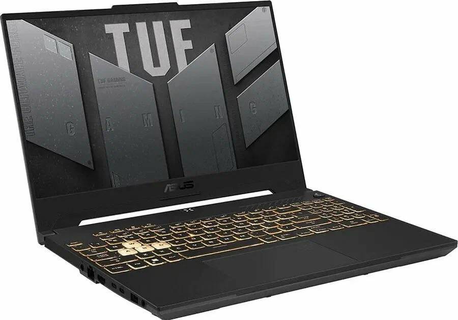 картинка Ноутбук ASUS TUF Gaming F15 FX507ZC4-HN299 15.6'' FHD 144Гц/  Intel Core i5-12500H/  RAM 16 ГБ/  SSD 512 ГБ/  GeForce RTX 3050 4 Гб/  DOS/  Black (90NR0GW1-M00T60) от магазина КомпьютерЦентр