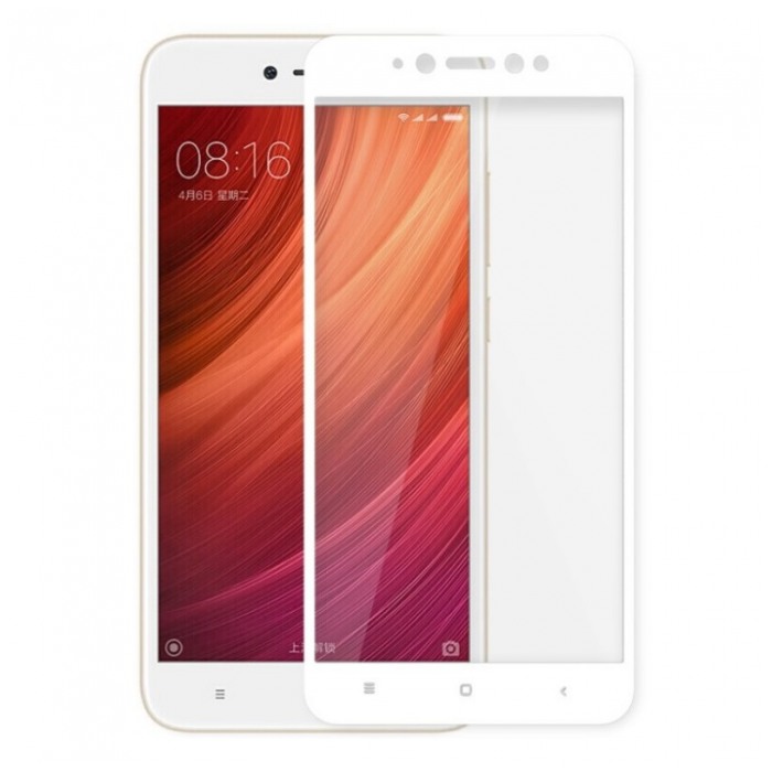 картинка Стекло бронь Xiaomi Redmi Note 5A/ Note 5 Pro/ Note 5A Prime Full White от магазина КомпьютерЦентр