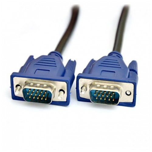 картинка Кабель DeTech VGA HD15PM-M 30AWG 2*feritte 3m от магазина КомпьютерЦентр