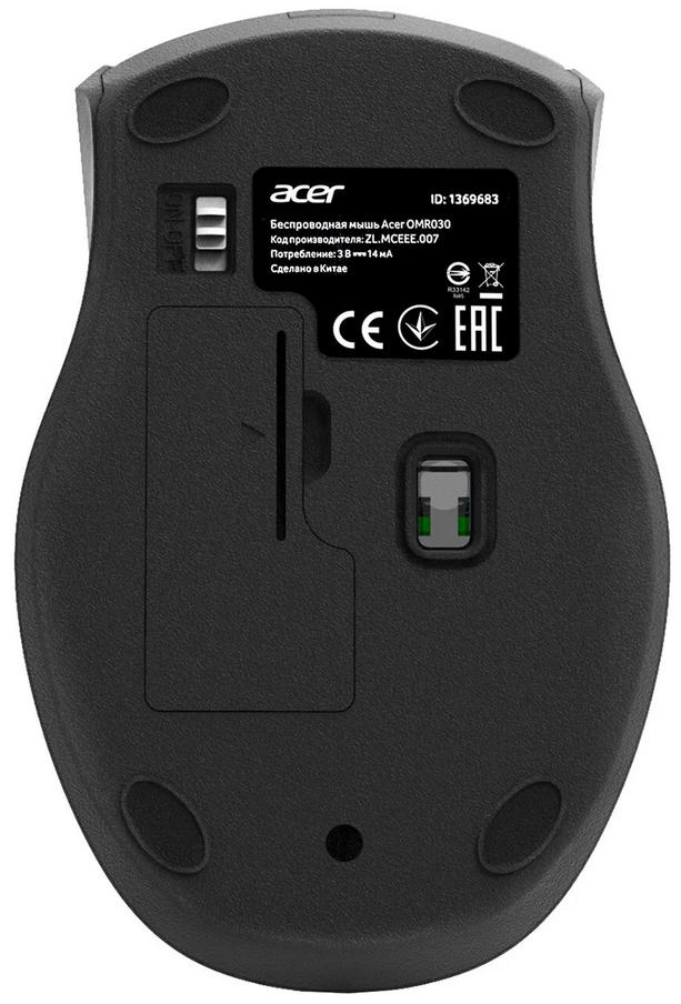 картинка Мышка Acer OMR030 Wireless Black (ZL.MCEEE.007) от магазина КомпьютерЦентр